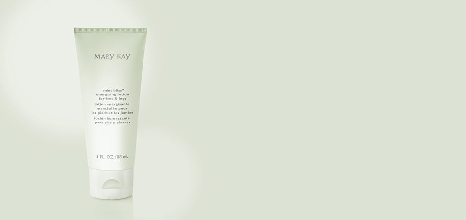 Eine Tube Mary Kay Mint Bliss Energizing Lotion for Feet and Legs