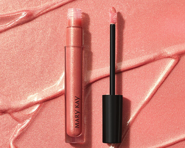 Der Lipgloss Fancy Nancy von Mary Kay in einem schimmernden Hellrosa