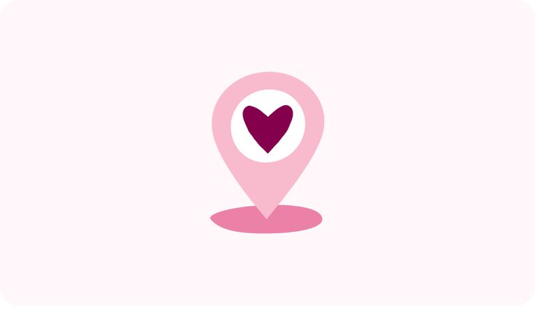 Illustriertes Icon f&uuml;r die Beraterinnen-Suche &ndash; Mary Kay