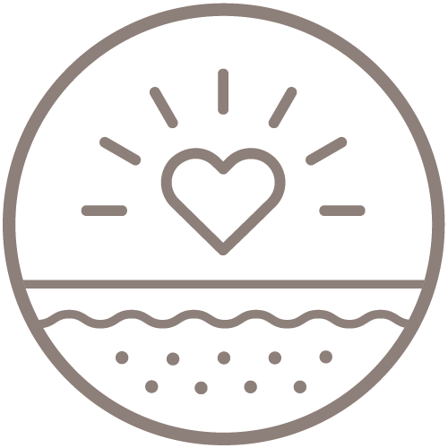 Icon, das ein sch&ouml;nes Hauterscheinungsbild symbolisiert