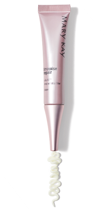Die Tube und die Textur des Mary Kay TimeWise Repair Volu-Firm Deep Wrinkle Filler
